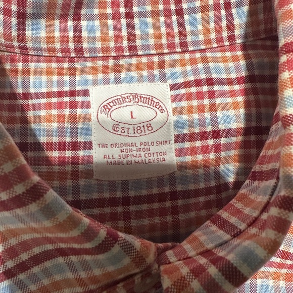 Brooks Brothers Other - Brooks Brothers Men's Multicolor Plaid Shirt